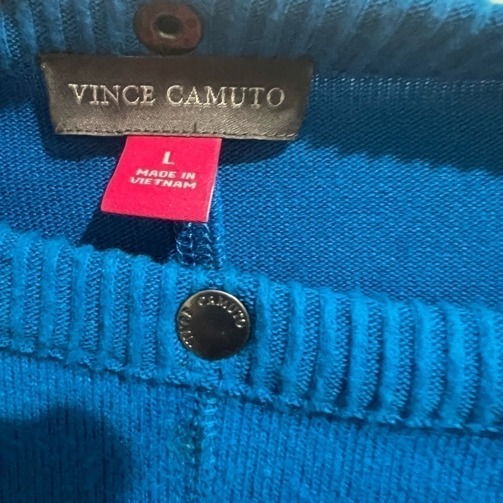 Vince camuto snap trim sweater large - Picture 7 of 7